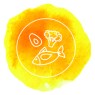 Watercolor Eat Icon